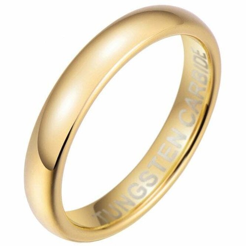 Ladies mens 4mm - , gold