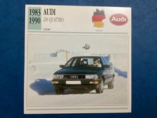 Audi ,200 Quattro, . 1983. 1990,  Luxury Class Car , Collectors Card
