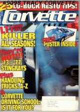 April 1992 Corvette Fever Grand Sport 001 Poster 1973-1977 Stingray LT1