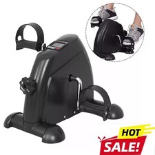 Mini Bike, Mini Exercise Bike Leg Machine Digital Under Desk Bike Foot Cycle