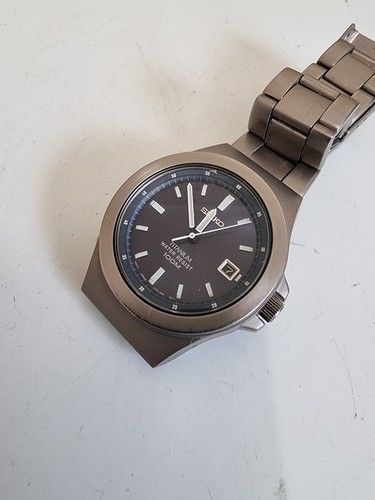 Seiko titanium wr100m - seiko, wr100m.