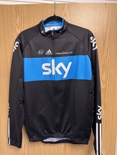 Adidas Team Sky Pinarello Long Sleeve Full Zip Cycling Jacket Size 2XL