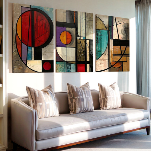 Pieces modern abstract - pieces,