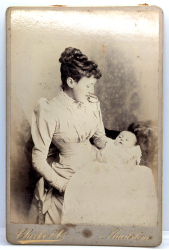 Cabinet card photograph young - photograph,