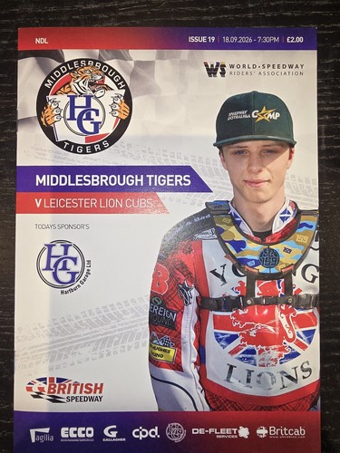 Speedway programme - speedway,