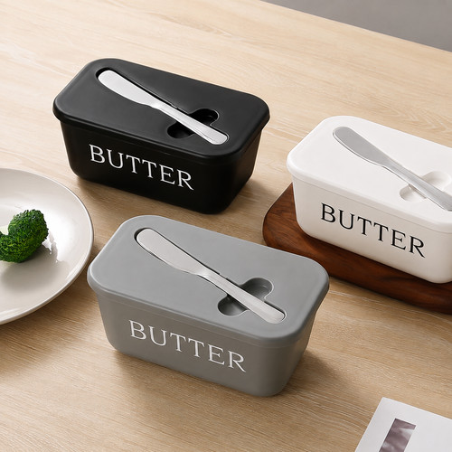 Butter dish box storage - box, tray