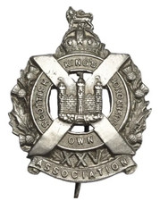 World War Two Era The Kings Own Scottish Borderers KOSB Association Metal Badge