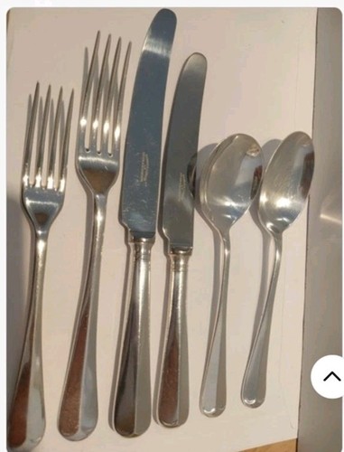 Harrods rattail silver plate - rattail,