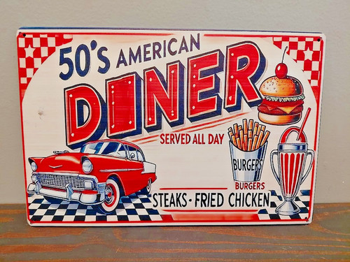 American diner 12 x - 50's,