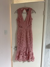 Boohoo Premium Pink Dress Size