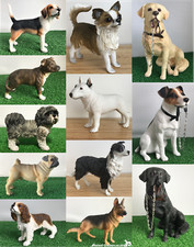 SALE Leonardo Dog Jack Rusell Pug Lab French etc figurine new in DAMAGED BOXES