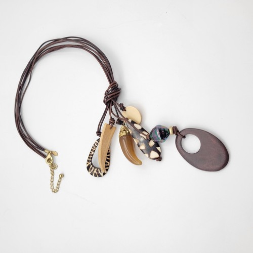 Chicos leather lariat - chicos, tribal