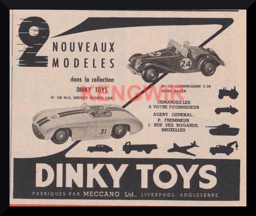 Dinky toys vintage 1955 - ad,