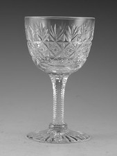 Thomas WEBB Crystal - WELLINGTON Cut - Port Wine Glass / Glasses - 4 1/4"