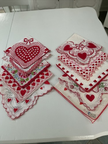 Vintage hankies handkerchiefs - vintage,