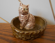 CAT OR KITTEN IN A BASKET