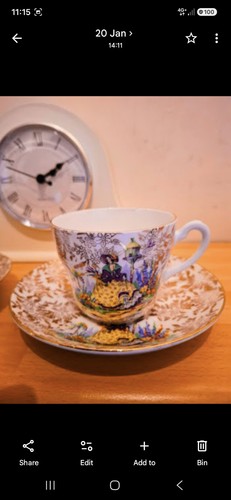 Vintage tea cup saucer - tea, set