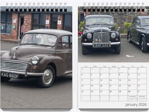 1st classic cars calendar - a4,