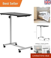 Portable Black Bed Table with