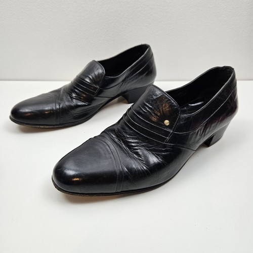 Saxone black loafer - loafer, size