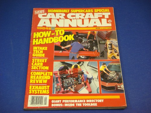 1984 car craft annual magazine - annual,