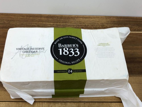 Barbers 1833 vintage cheddar - barbers,