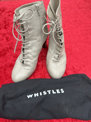 Whistles taupe leather ankle - whistles,
