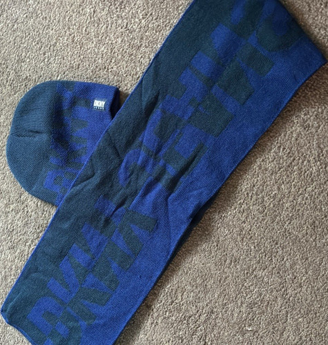 Dkny men blue black knit - black,