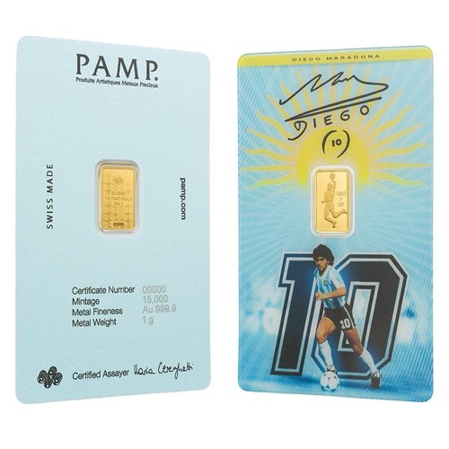 Pamp maradona gold bar - 1g,