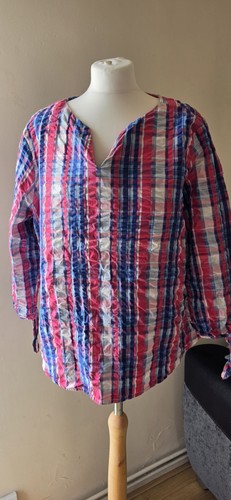 Cotton traders pink - blue, check