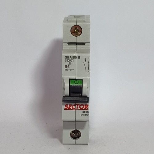 Sector amp curve 6ka mcb - 6,