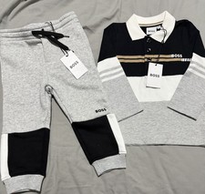 Genuine Hugo Boss Tracksuit/outfit Set Age 18 Months Brand New With Tags