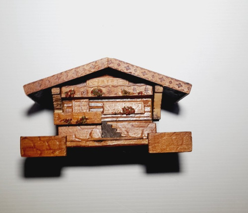 Vintage wooden musical - vintage, swiss