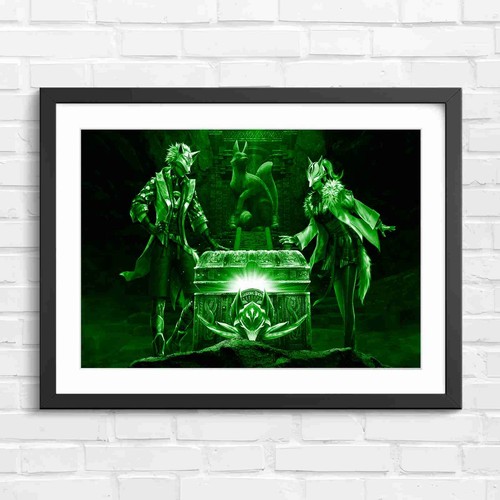 Fantasy fox warrior chest - fox,