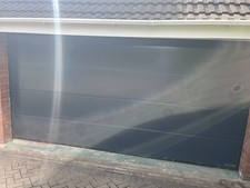 Hormann Anthracite Grey Insulated Sectional Garage Door 4267mm Wide X 2000mm Hig