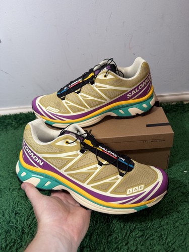 Salomon xt6 yellow purple - yellow,