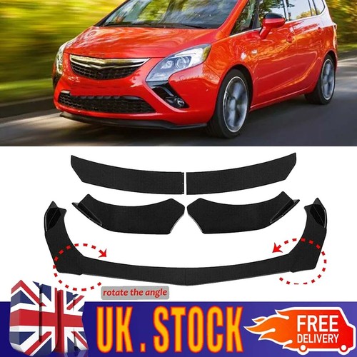 Gloss black front bumper lip - gloss,