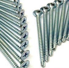 ZINC SELF DRILLING PLASTERBOARD SCREWS DRYWALL DRYLINING METAL WOOD PARTITIONS