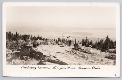 Rppc overlooking vancouver - rppc, bc