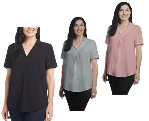 Womens blouse short sleeve - womens,