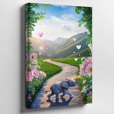 Charming Baby Elephant Walks