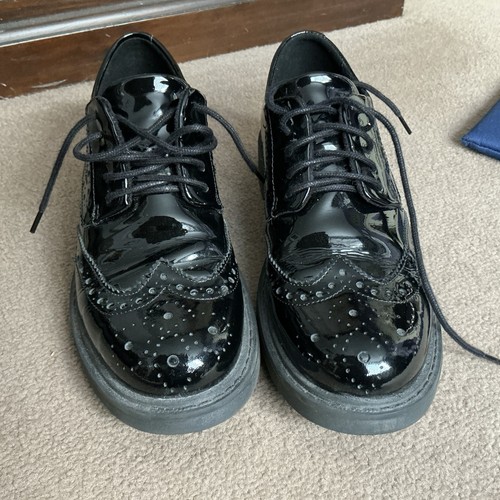 Clarks patent black brogue - clarks,