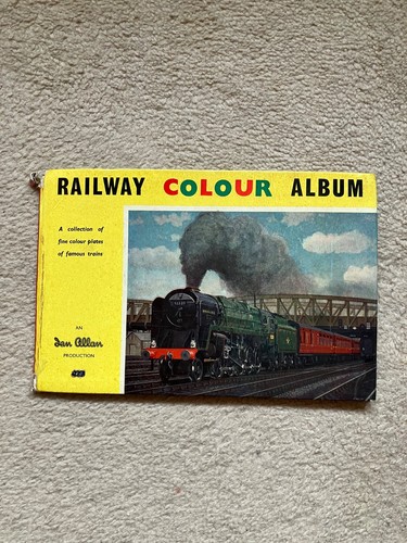 Vintage railway colour album - railway,
