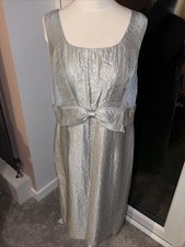 Frank Usher Silver Dress Size