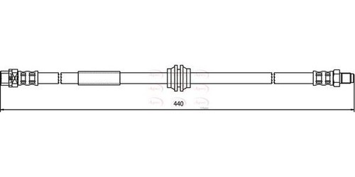 Apec rear brake - rear, mini