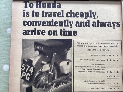 Unusual honda c100 - honda,