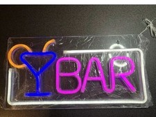 Large Neon Bar Sign Wall  USB On/Off / Timer Switch LED Neon Signs -IP44 #2