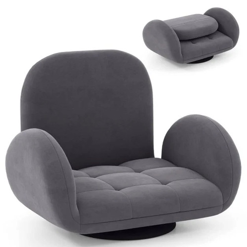 Costway swivel floor chair - swivel,