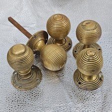 5 Vintage Brass Beehive Door