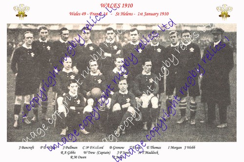 Wales 1910 - (v, france)